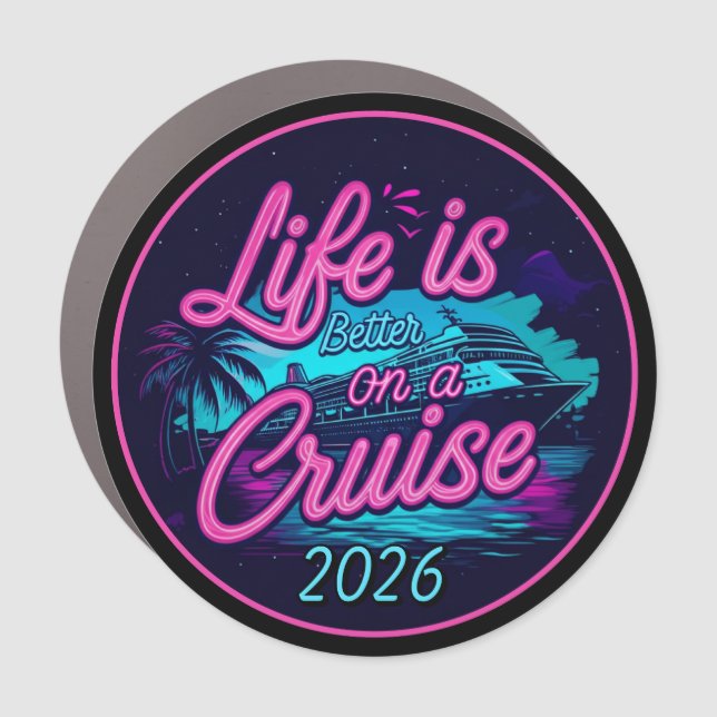 Cruise Decor Door Personalized Magnet (Front)