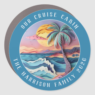 Cruise Decor Door Personalized Magnet