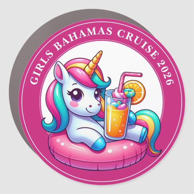 Cruise Decor Door Personalized Magnet (Front)