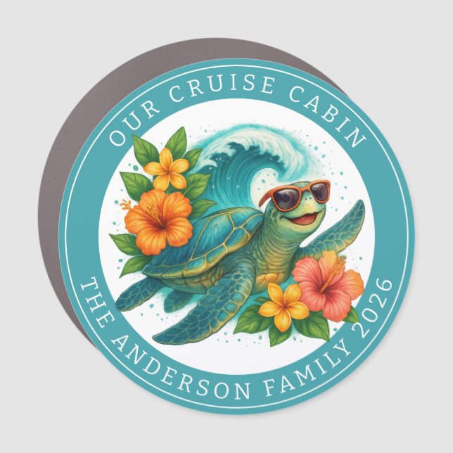 Cruise Decor Door Personalized Magnet (Front)
