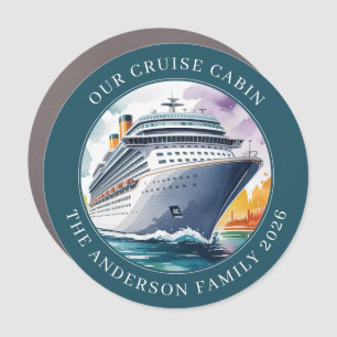 Cruise Decor Door Personalized Magnet