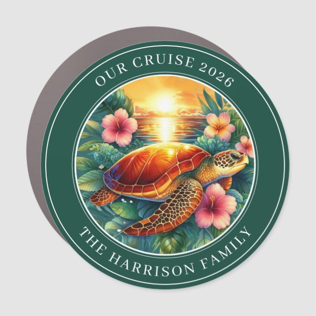Cruise Decor Door Personalized Magnet (Front)