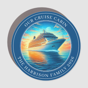 Cruise Decor Door Personalized Magnet