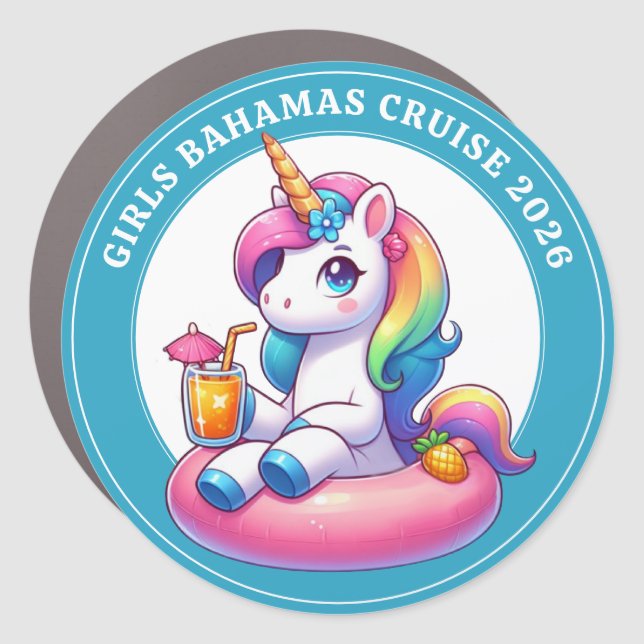 Cruise Decor Door Personalized Magnet (Front)