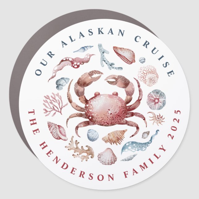 Cruise Decor Door Personalized Magnet (Front)
