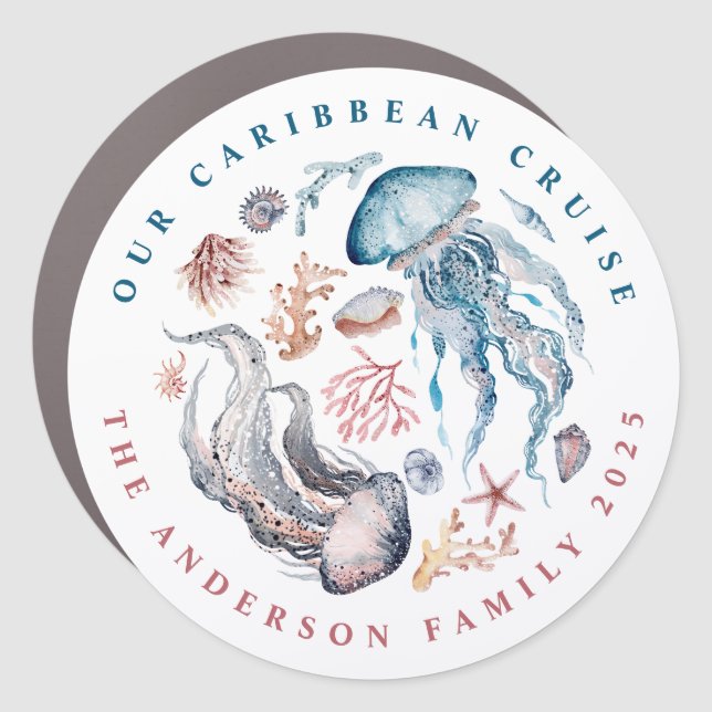 Cruise Decor Door Personalized Magnet (Front)