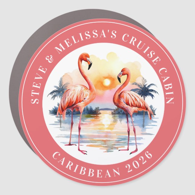 Cruise Decor Door Personalized Magnet (Front)