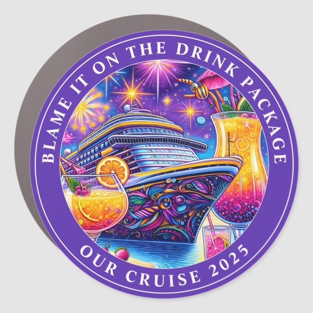 Cruise Decor Door Personalized Magnet (Front)