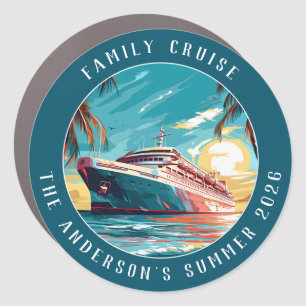 Cruise Decor Door Personalized Magnet