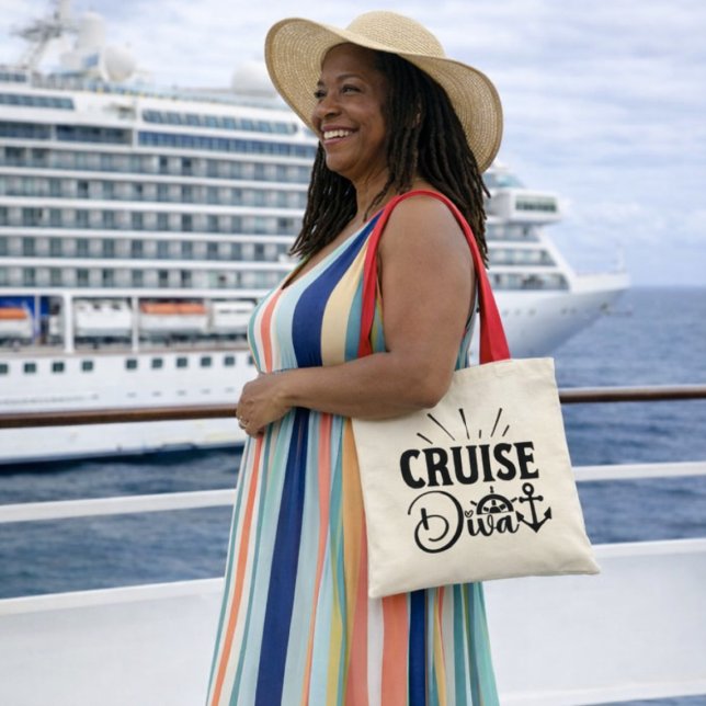 Cruise Diva Tote Bag (Fun cruise bag for the Cruise Diva. )