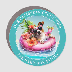 Cruise Dog Decor Door Personalized Magnet