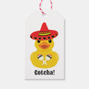 Cruise Duck Duckie Ducky Treasure Hunt Mexico Gift Tags