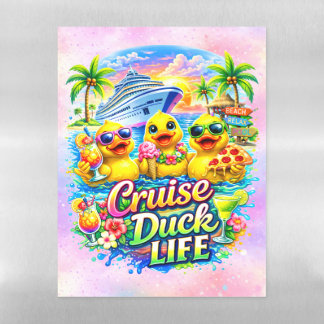Cruise Duck Life Cruise Cabin Door Magnet Magnetic Dry Erase Sheet