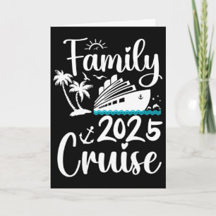 Cruise Family 2025 Squad Vacation Matching Family Card