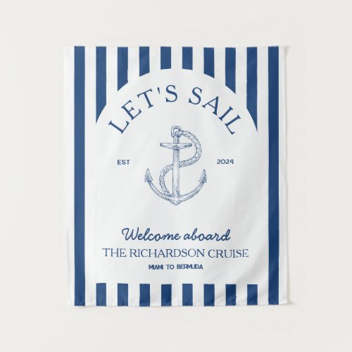 Cruise family reunion banner