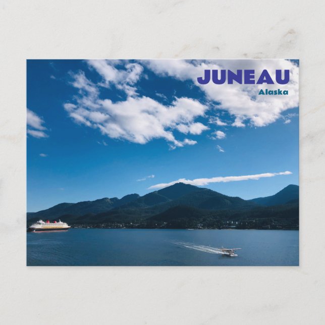 Cruise Float Plane Juneau Alaska Postcard  (Front)