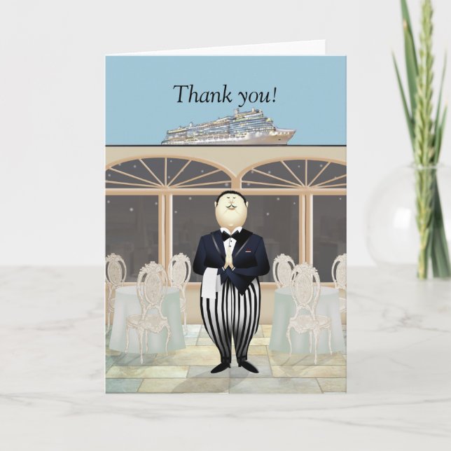Cruise Head Waiter Thank You (Front)