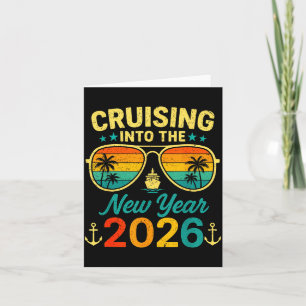 Cruise Into New Year 2026 Bringing New Year Togeth Card