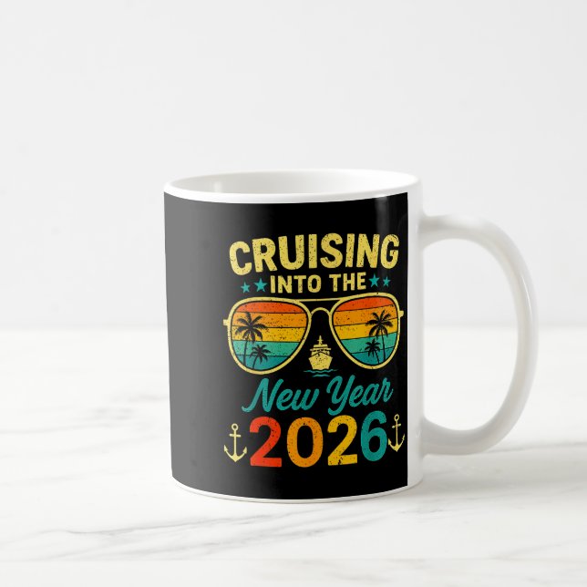 Cruise Into New Year 2026 Bringing New Year Togeth Coffee Mug (Right)