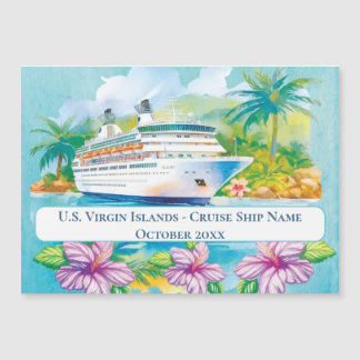 Cruise Islands Cabin Stateroom Door Marker Magnet