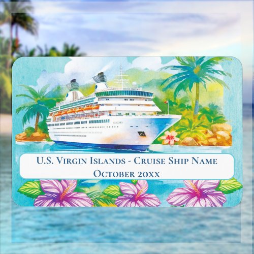 Cruise Islands Cabin Stateroom Door Marker Magnet