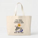 Cruise Jumbo Tote Bag - Seas The Day! at Zazzle