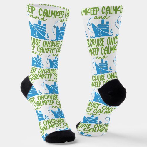 Cruise Keep Calm Socks