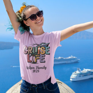 Cruise Life Custom - Family Summer Reunion   T-Shirt