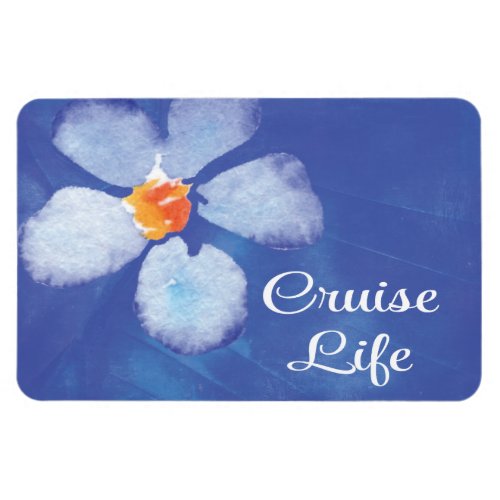 Cruise Life Stateroom Cabin Door Sign Floral Magnet