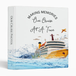 Cruise Life Vacation Photo Album 3 Ring Binder