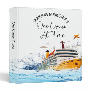 Cruise Life Vacation Photo Album 3 Ring Binder