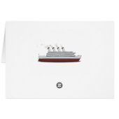 Cruise Liner Cards (Back Horizontal)