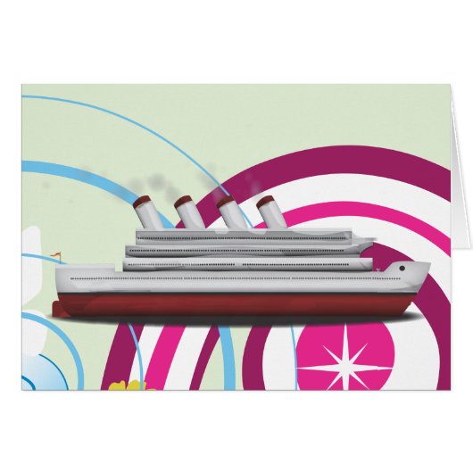 Cruise Liner Cards (Front Horizontal)