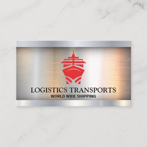 Cruise Liner  Cargo Ship Business Card