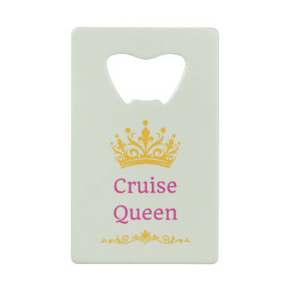 Cruise Lover Credit Card Bottle Opener