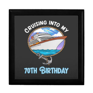 Cruise Lover Cruising Into My 70th Birthday Gift Box