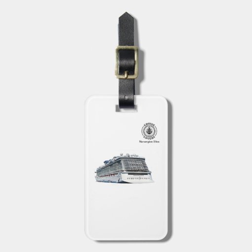 Cruise Lovers Norwegian Bliss Luggage Tag Zazzle