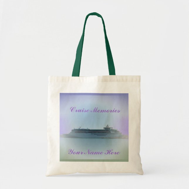 Cruise Memories Customizable Tote Bag (Front)