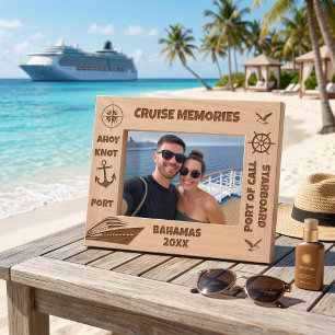 Cruise Memories Personalized Cruising  Engraved Frames