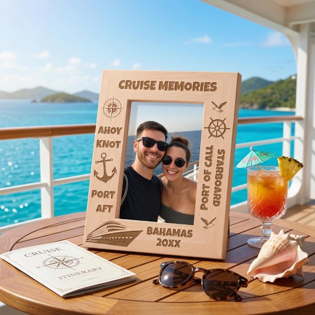 Cruise Memories Personalized Cruising  Engraved Frames (Creator Uploaded)