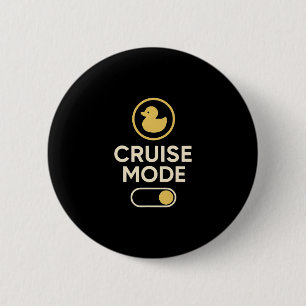 Cruise Mode Duck Toggle Retro Vacation Vibes Button