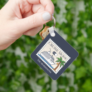 Cruise Mode On Personalized Keychain
