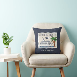 Cruise Mode On Personalized Throw Pillow