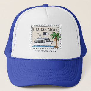 Cruise Mode On Personalized Trucker Hat