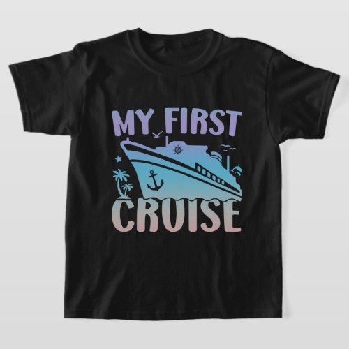 Cruise My First Cruise 2024 Family Vacation Cruise T_Shirt