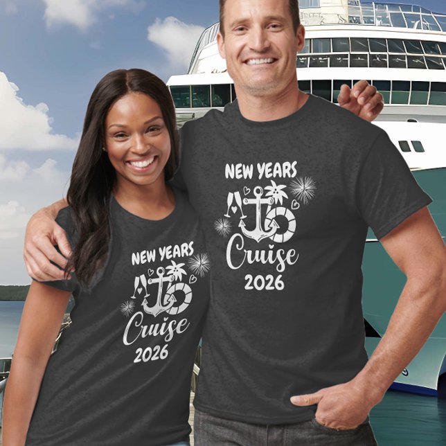 Cruise New Years Cruising Any Year Custom  T-Shirt (Creator Uploaded)