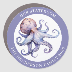 Cruise Octopus Decor Door Personalized Magnet