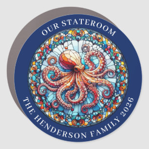 Cruise Octopus Decor Door Personalized Magnet