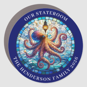 Cruise Octopus Decor Door Personalized Magnet