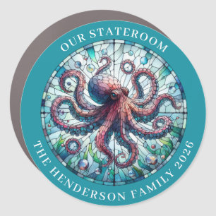 Cruise Octopus Decor Door Personalized Magnet